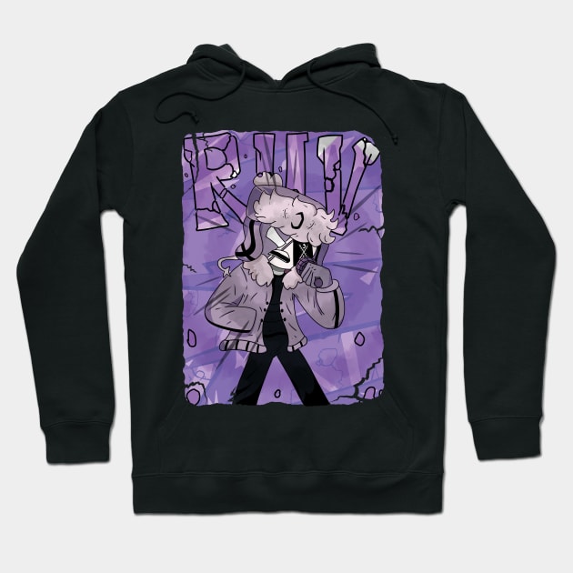 Fnf Ruv character Wall break Hoodie by Abrek Art